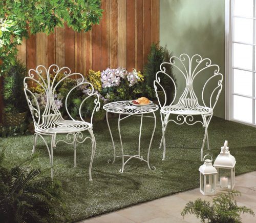 bàn ghế sắt cổ điển