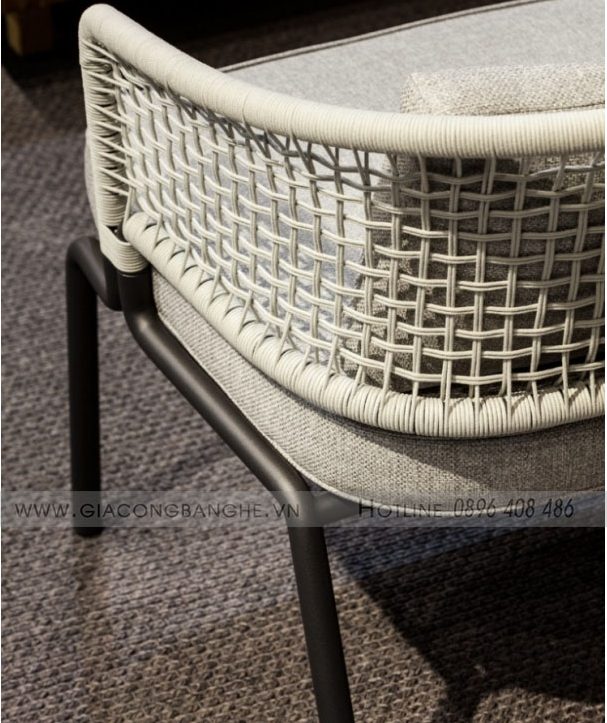 ghế đan dây dù thủ công