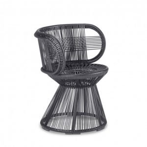 ghế đan dây nhựa giả mây