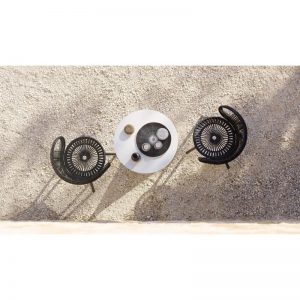 ghế đan dây nhựa giả mây