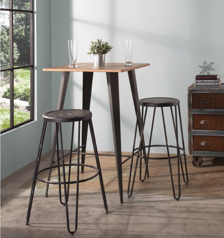 ghế đẩu quầy bar khung kim loại