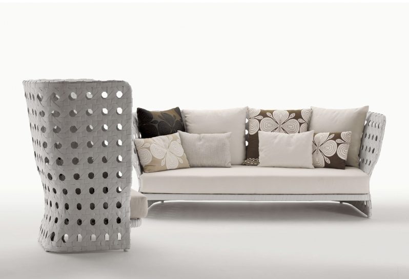 Ghế sofa nhựa giả mây SKLS013