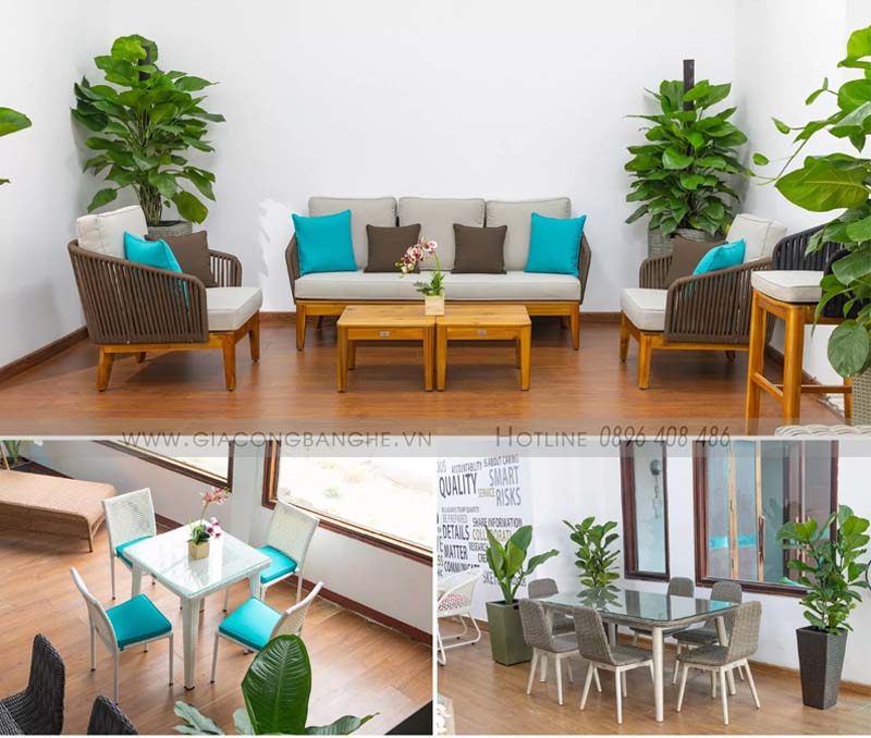 mẫu ghế sofa giả mây