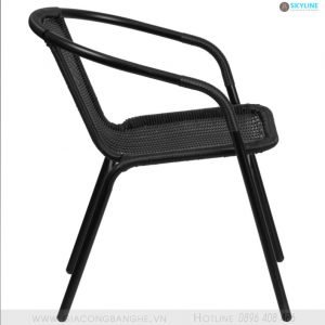 Ghế xếp nhà hàng trong nhà-ngoài trời mây đen