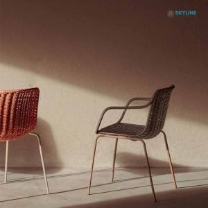 ghế ăn đan dây dù