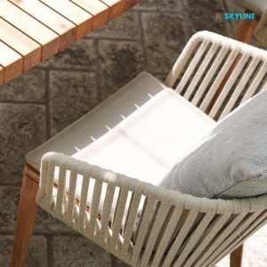 ghế ăn đan dây dù