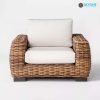 ghế armchair mây nhựa ngoài trời