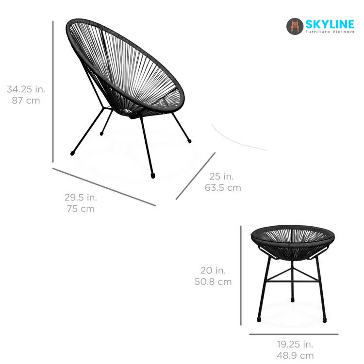 kích thước bàn ghế ban công chung cư kích thước bàn ghế ban công chung cư