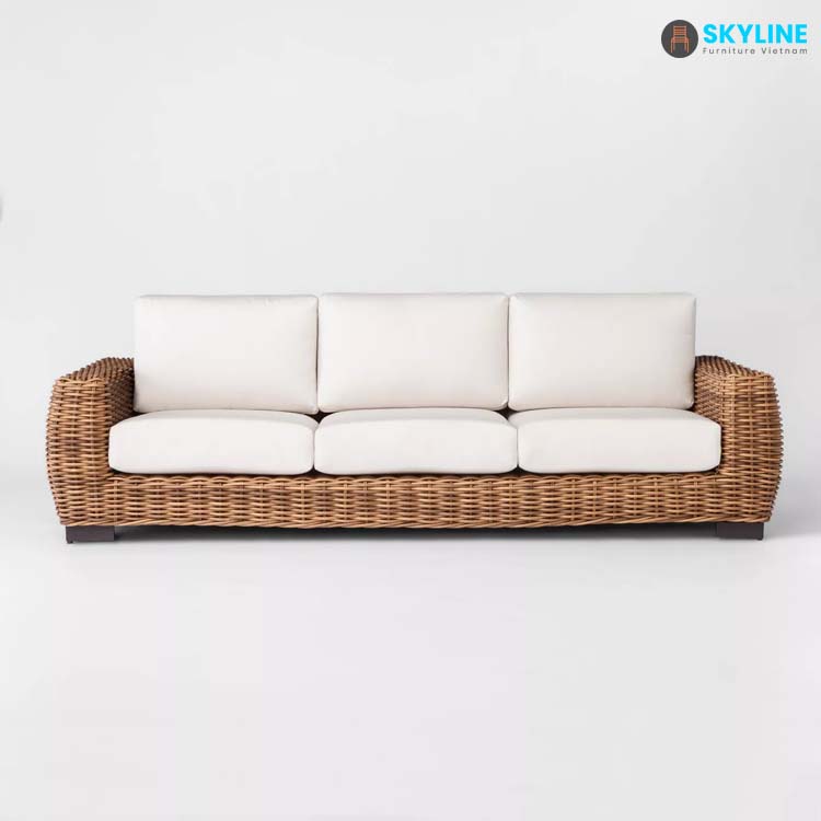 Ghế sofa mây nhựa ngoài trời SKLS021