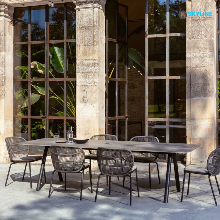 Bàn ăn ngoài trời cao cấp SKLT022