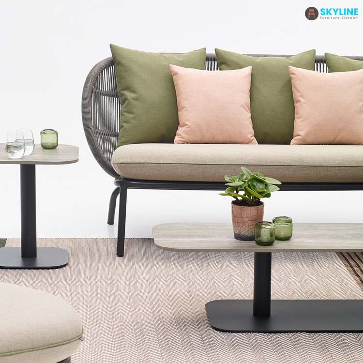 Sofa mây ngoài trời SKLS022