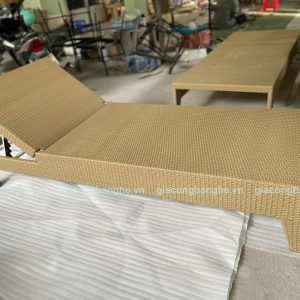 giường tắm nắng đan mây nhựa
