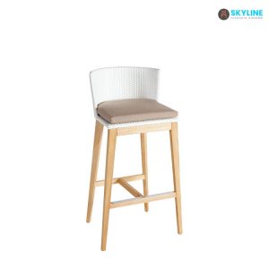 ghế bar đan mây png