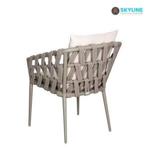 ghế ăn ngoài trời đan dây