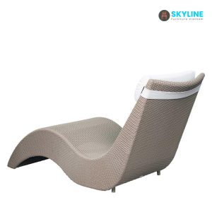 ghế mây nằm bể bơi png