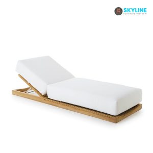 giường tắm nắng bằng gỗ png