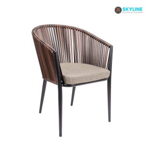 ghế ăn đan mây nhựa png