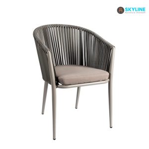 ghế ăn nhà hàng màu xám