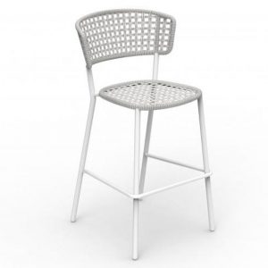 ghế bar màu trắng