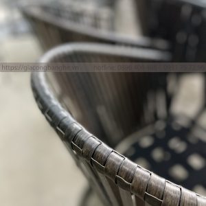 ghế conson black- đan dây