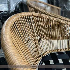 ghế conson nâu - đan dây