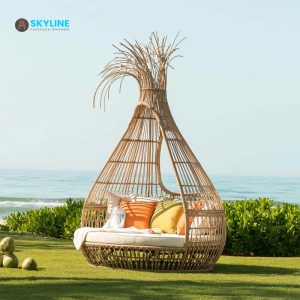 GIƯỜNG TẮM NẮNG BÃI BIỂN ĐAN MÂY