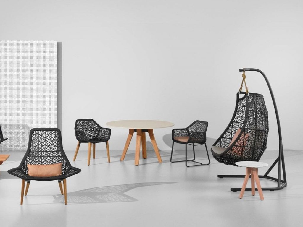 bộ sưu tập xích đu đan mây cao cấp hình bông tuyết