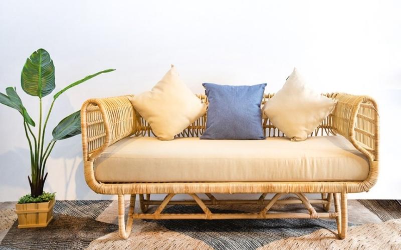 bộ ghế mây phòng khách