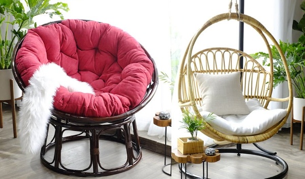 Mẫu ghế mây thư giãn