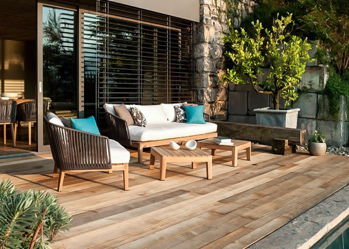 Sofa ngoài trời mang lại cảm giác thư giãn êm ái