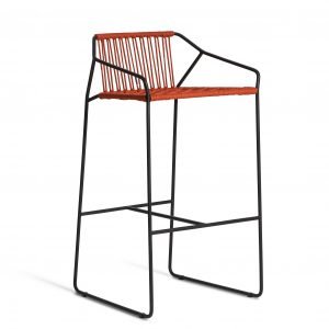 ghế quầy bar đan dây dù