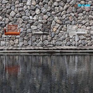 ghế cafe đan dây dù