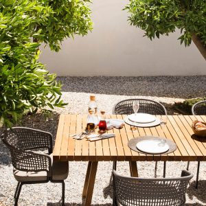 ghế đan dây dù, đan nhựa giả mây