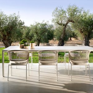 ghế đan dây dù, đan nhựa giả mây