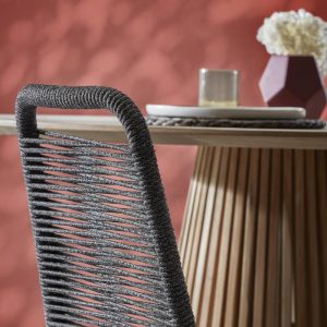 ghế ăn đan dây dù