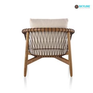 ghế gỗ đan dây