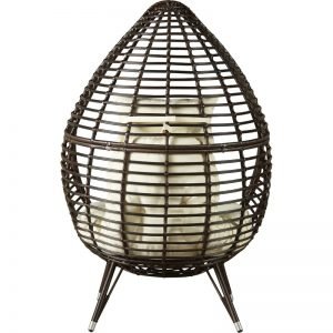 ghế thư giãn đan dây nhựa giả mây