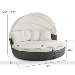 GHẾ TẮM NẮNG SKY