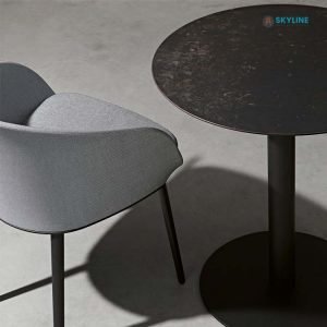 bàn tròn cafe ngoài trời