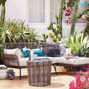 bộ sofa mây sân vườn
