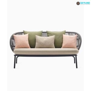 ghế sofa đan mây nhựa