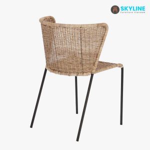 ghế ăn giả mây