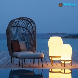 bộ ghế kiểu ngoài trời