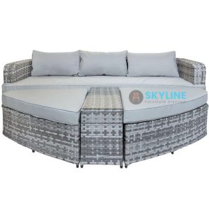 bộ sofa đan mây nhựa