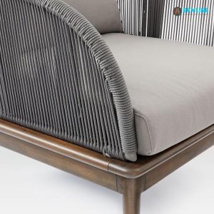 ghế bành đan dây dù