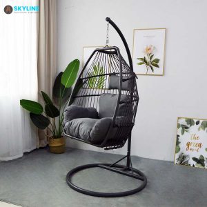 ghế xích đu mây nhựa