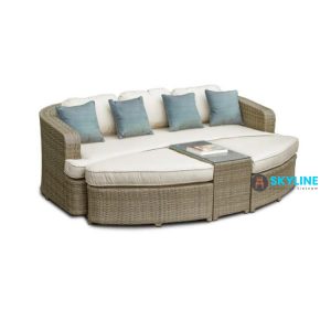 sofa đan mây nhựa