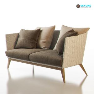 sofa đan mây png