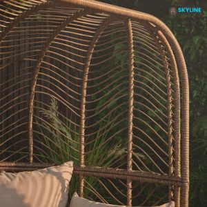 sofa mây sân vườn