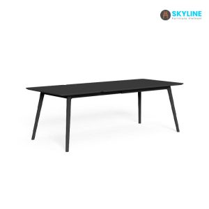 bàn ăn ngoài trời màu đen